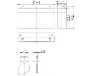 DELTA DT 6015 аккумулятор фото